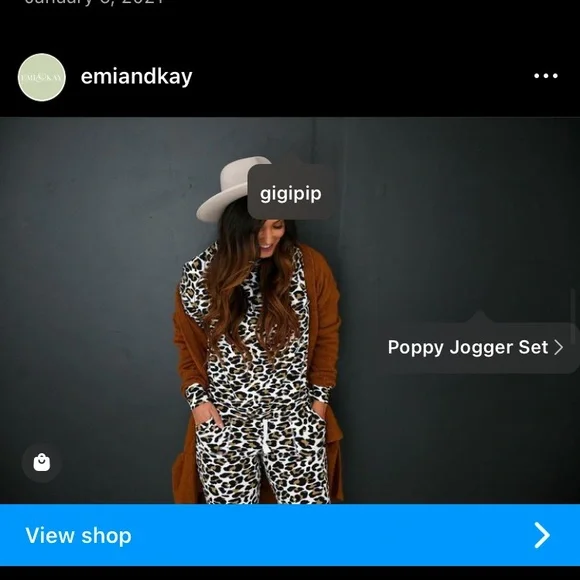 🐆 Emi & Kay Leopard Jogger Set - Picture 5 of 10